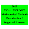 Detailed answers 2023 VCAA VCE NHT Mathematical Methods Examination 2
